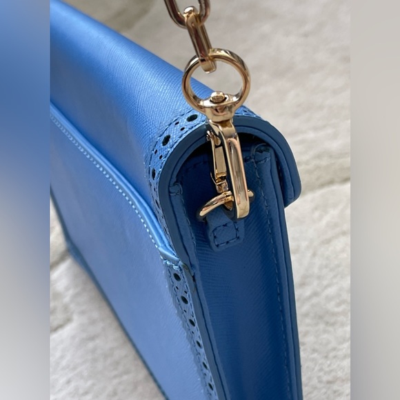 Tory Burch sky blue leather shoulder bag - Picture 8 of 14